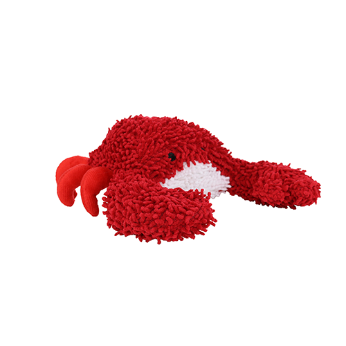 Mighty Microfiber Ball Medium Crab Red Dog Toy