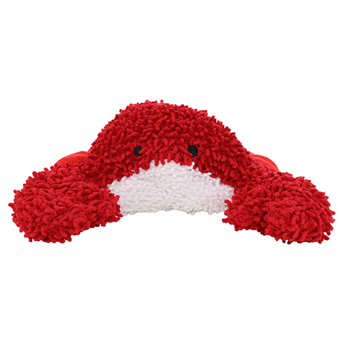 Mighty Microfiber Ball Medium Crab Red Dog Toy