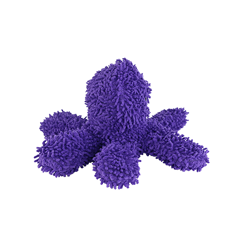 Mighty Microfiber Ball Medium Octopus Purple Dog Toy
