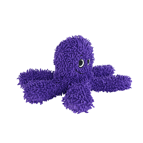 Mighty Microfiber Ball Medium Octopus Purple Dog Toy