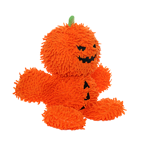 Mighty Microfiber Ball Medium Pumpkin Man Dog Toy