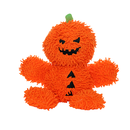 Mighty Microfiber Ball Medium Pumpkin Man Dog Toy