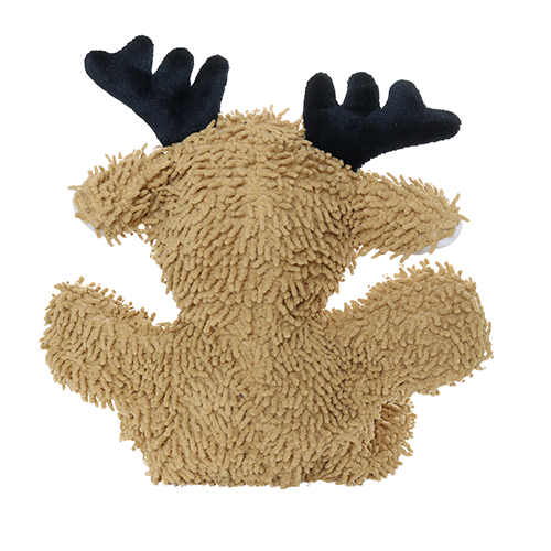Mighty Microfiber Ball Medium Reindeer Dog Toy