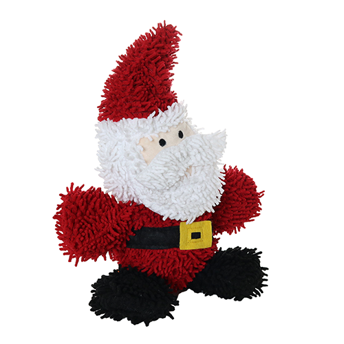 Mighty Microfiber Ball Medium Santa Dog Toy
