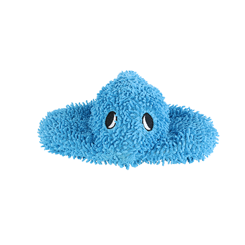 Mighty Microfiber Ball Medium Stingray Blue Dog Toy