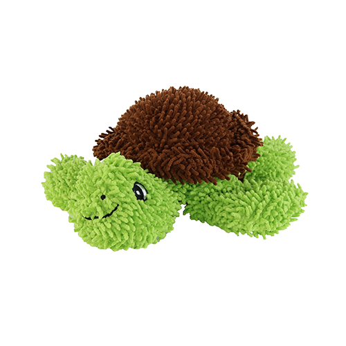 Mighty Microfiber Ball Medium Turtle Green Dog Toy