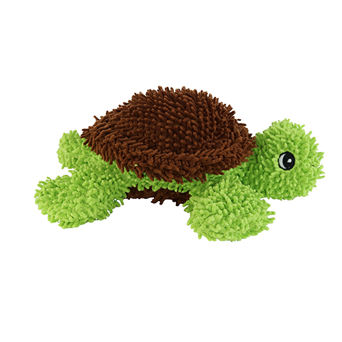 Mighty Microfiber Ball Medium Turtle Green Dog Toy