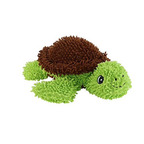 Mighty Microfiber Ball Medium Turtle Green Dog Toy