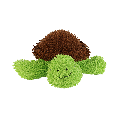 Mighty Microfiber Ball Medium Turtle Green Dog Toy