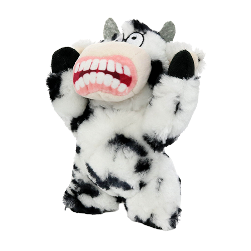 Mighty Junior Angry Animal Cow Dog Toy