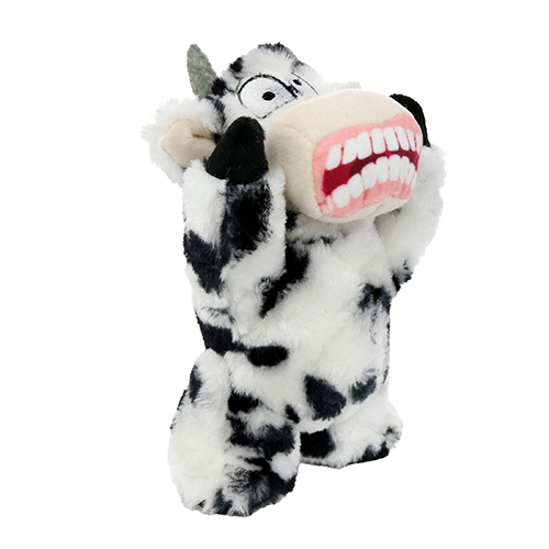 Mighty Junior Angry Animal Cow Dog Toy