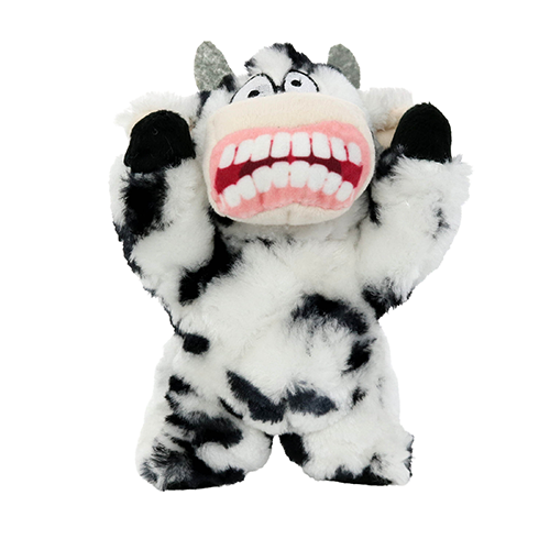 Mighty Junior Angry Animal Cow Dog Toy