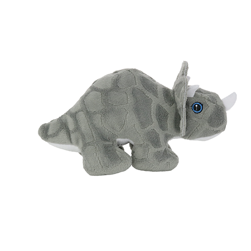 Mighty Junior Dino Triceratops Dog Toy