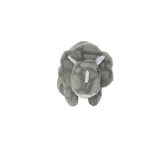 Mighty Junior Dino Triceratops Dog Toy