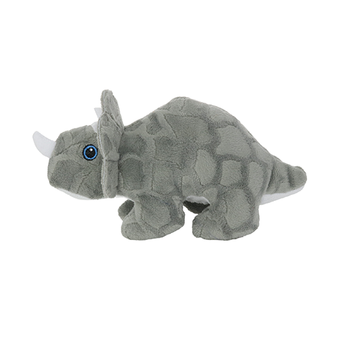 Mighty Junior Dino Triceratops Dog Toy