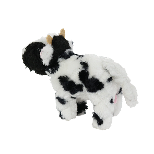 Mighty Junior Farm Cow Plush Dog Toy