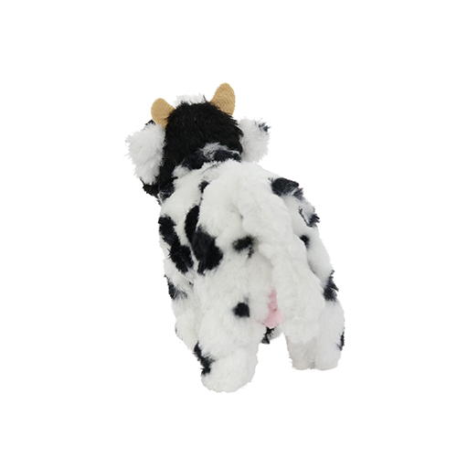 Mighty Junior Farm Cow Plush Dog Toy