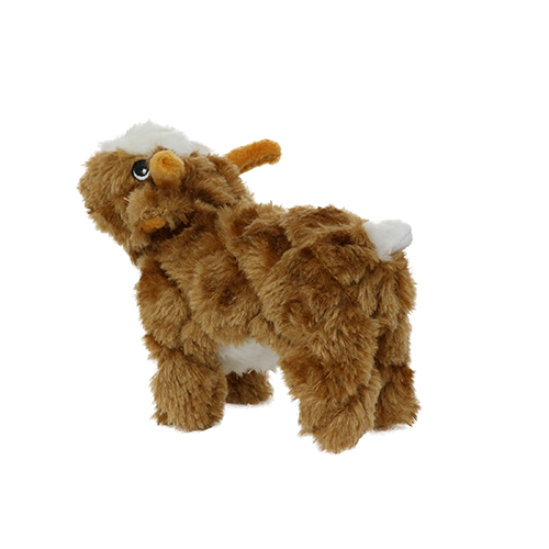 Mighty Junior Farm Goat Plush Dog Toy