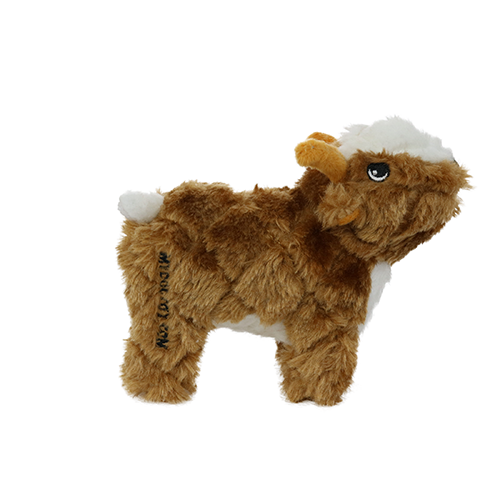 Mighty Junior Farm Goat Plush Dog Toy