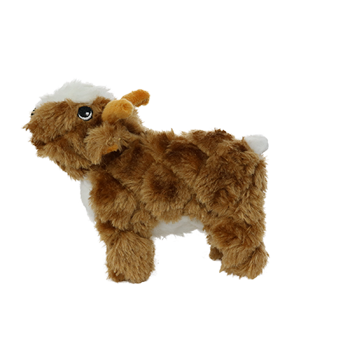 Mighty Junior Farm Goat Plush Dog Toy