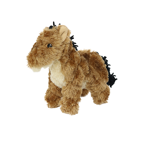 Mighty Junior Farm Horse Plush Dog Toy