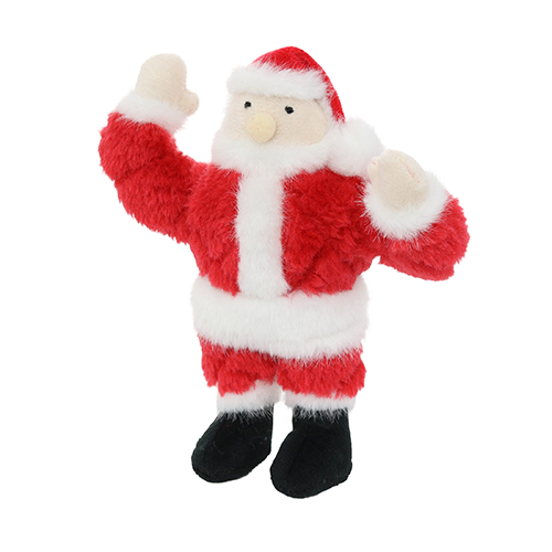 Mighty Junior Holiday Santa Dog Toy
