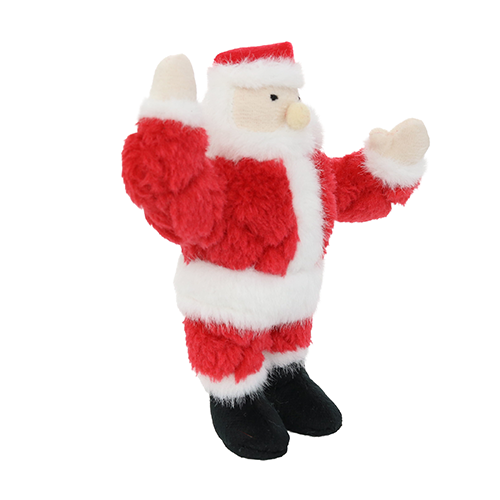 Mighty Junior Holiday Santa Dog Toy