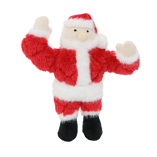 Mighty Junior Holiday Santa Dog Toy