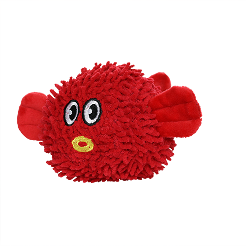 Mighty Junior Microfiber Ball Blowfish Dog Toy