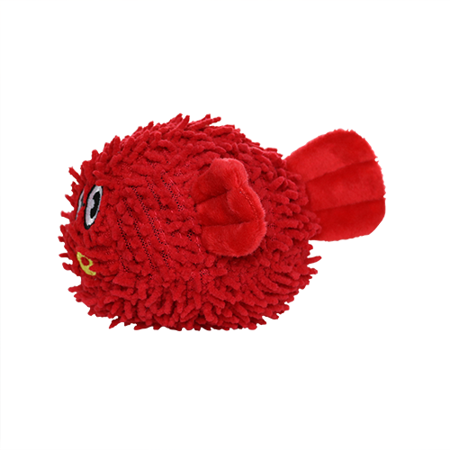 Mighty Junior Microfiber Ball Blowfish Dog Toy
