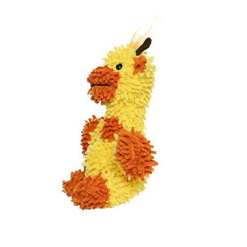 Mighty Junior Microfiber Ball Giraffe Dog Toy