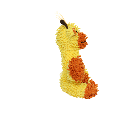 Mighty Junior Microfiber Ball Giraffe Dog Toy