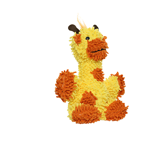 Mighty Junior Microfiber Ball Giraffe Dog Toy