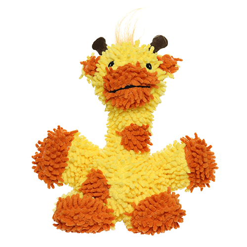 Mighty Junior Microfiber Ball Giraffe Dog Toy