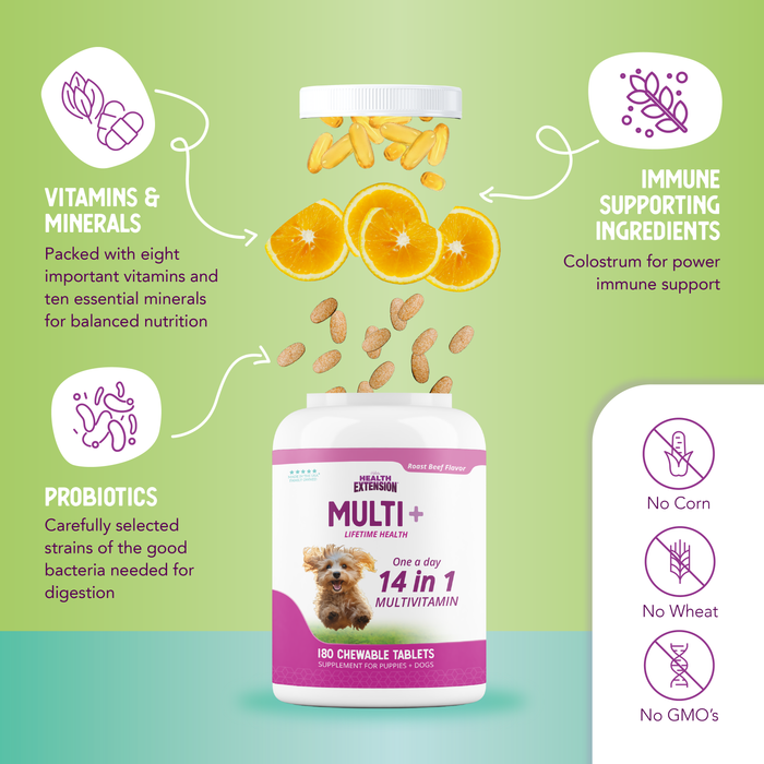 Health Extension Multi + Lifetime Vitamins