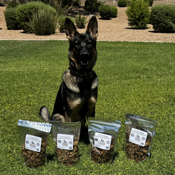 Maiden Montana Freeze Dried Beef Liver Treats 12oz