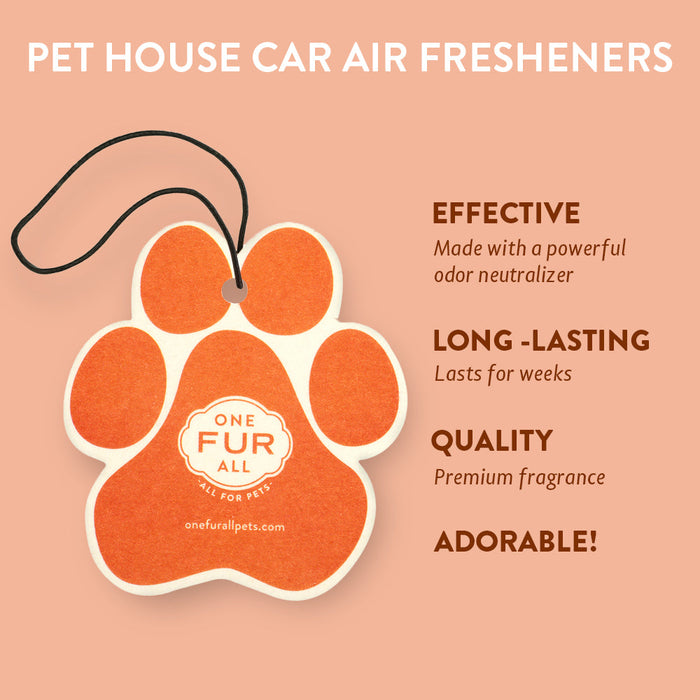 One Fur All Mandarin Sage Car Air Freshener