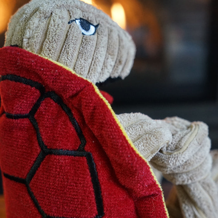 HuggleHounds NCAA University of Maryland - Testudo the Terrapin Knottie® Plush Dog Toy