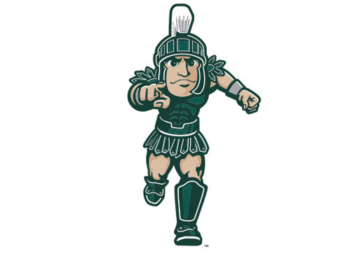 HuggleHounds NCAA Michigan State University, Sparty Knottie® Plush Dog Toy