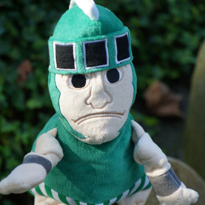 HuggleHounds NCAA Michigan State University, Sparty Knottie® Plush Dog Toy