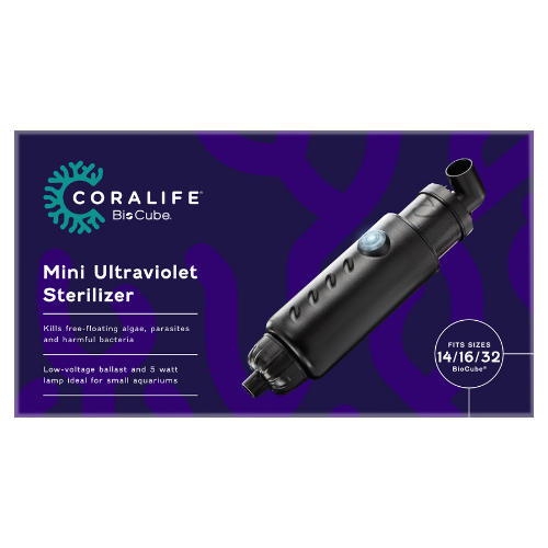 Coralife Biocube Ultraviolet Sterilizer Mini, 5 Watt UV Lamp