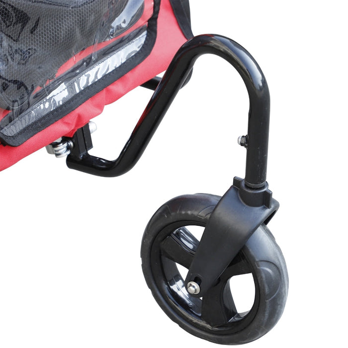 Furr Baby Gifts 3 Wheel Pet 2-in-1 Jogging Stroller Bike Trailer