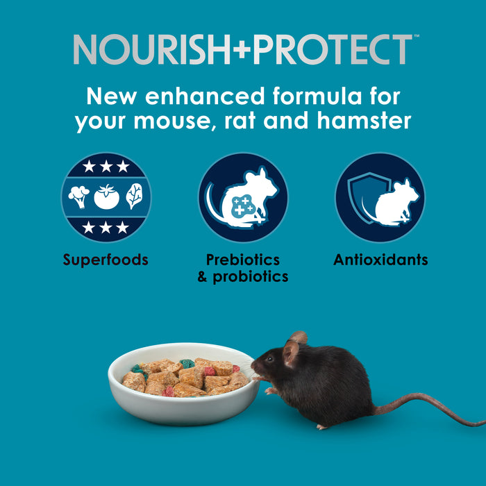 Kaytee Forti-Diet Pro Health Nourish+Protect Mouse, Rat & Hamster Food Grain blend 20 pounds