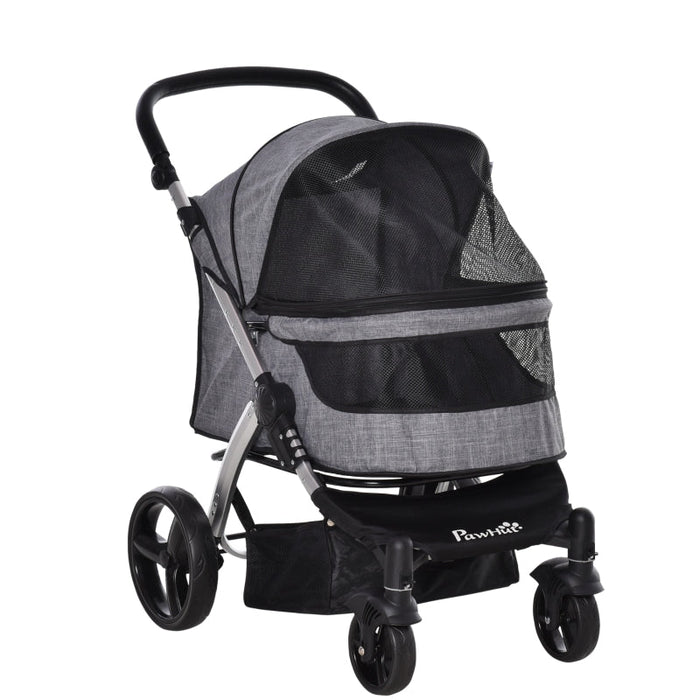 Furr Baby Gifts Travel Pet Stroller with Adjustable Handlebar