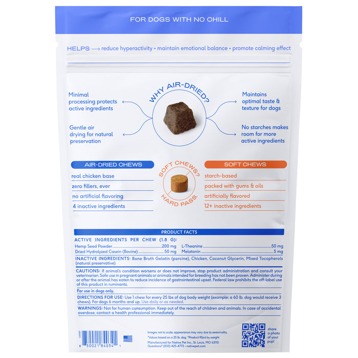 Native Pet Calm Chews, 120 ct - 1 - Image 8