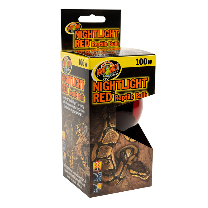 Zoo Med Nightlight Red Reptile Bulb Red 100 Watt