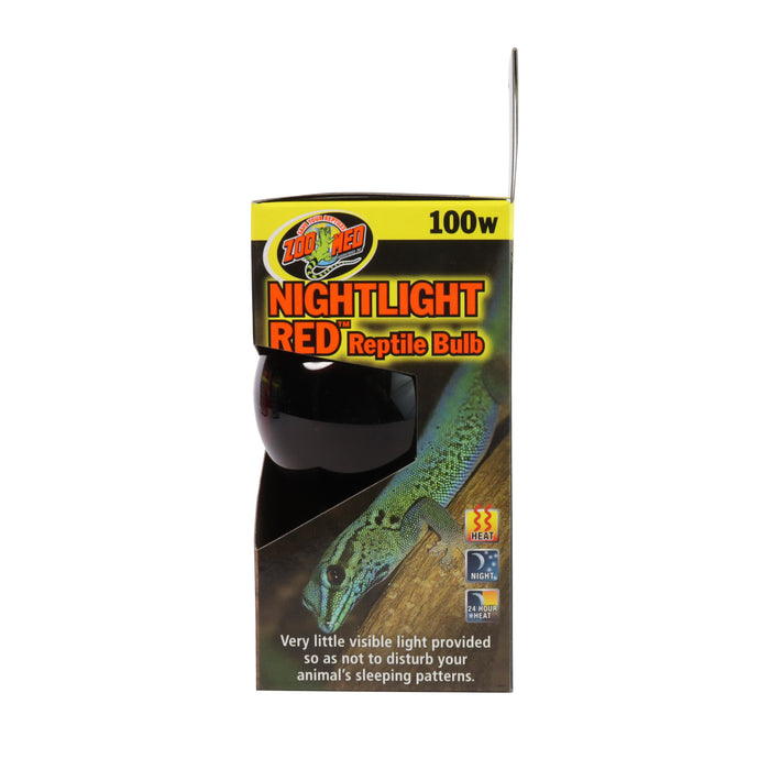 Zoo Med Nightlight Red Reptile Bulb Red 100 Watt