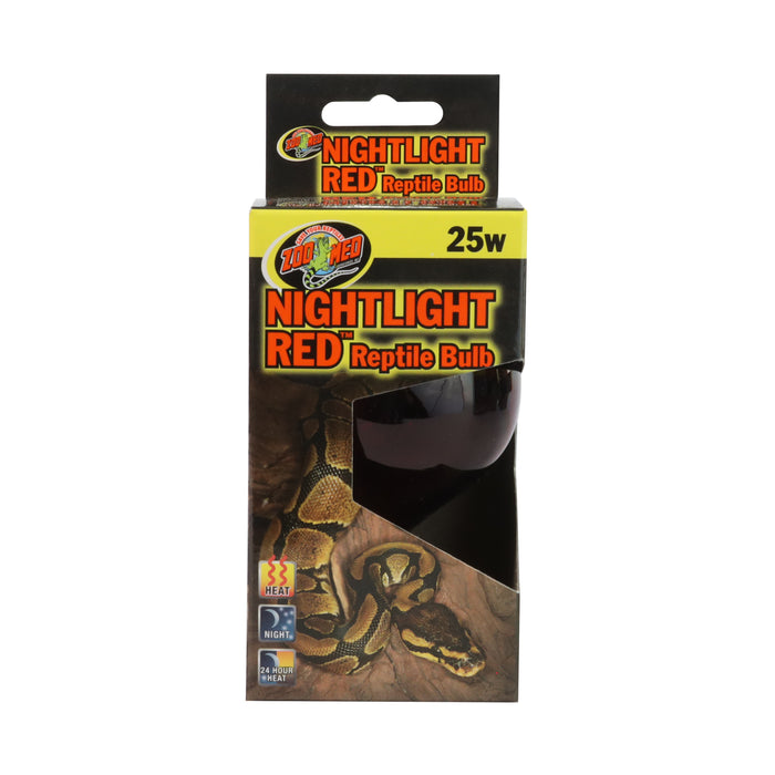 Zoo Med Nightlight Red Reptile Bulb Red 25 Watt