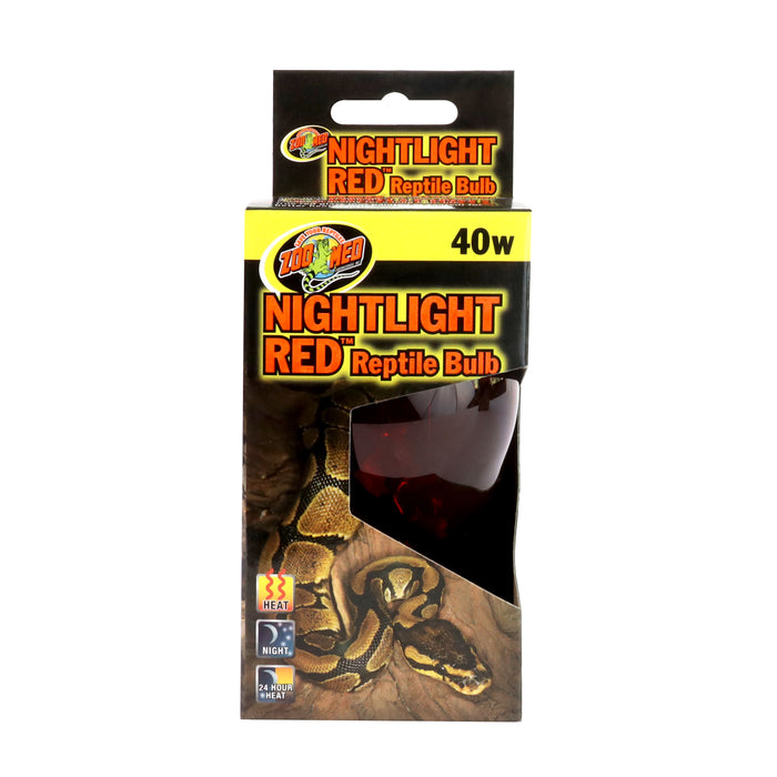Zoo Med Nightlight Red Reptile Bulb Red 40 Watt
