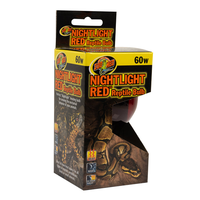 Zoo Med Nightlight Red Reptile Bulb Red 60 Watt